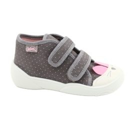 Chaussures enfant Befado 212P059 gris rose