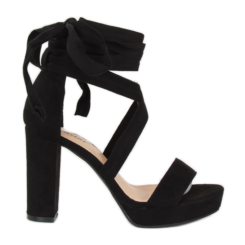 Sandales noires sur la plateforme NC805 Noir le noir Sandales noires sur la plateforme NC805 Noir le noir