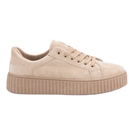 Seastar Creepers en daim beiges