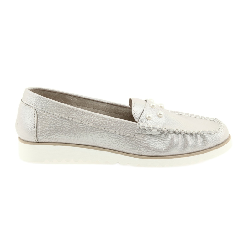 Sergio Leone Perles de perles féminines de perle beige blanche