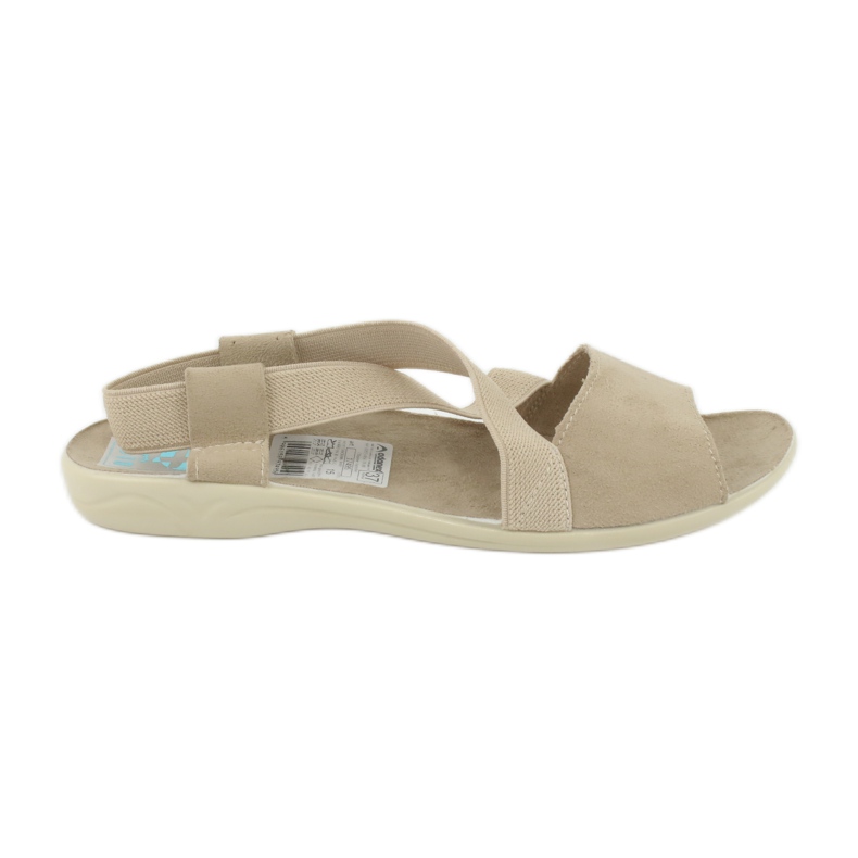 Sandales confortables pour femmes Adanex 17495 beige