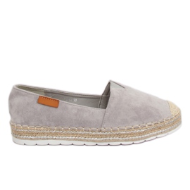 Espadrilles en daim gris RC-61 Gris