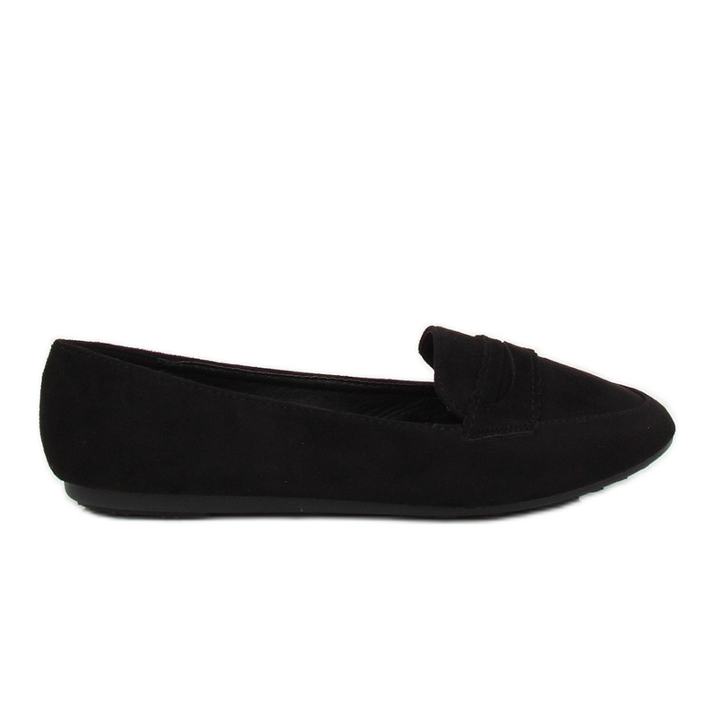 Mocassins ballerine noirs JM6655Q Negro le noir