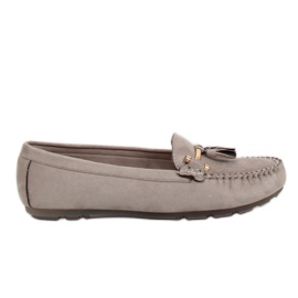 Gris Mocassins femme gris L7183 Gris Gris Mocassins femme gris L7183 Gris