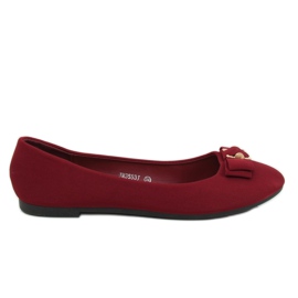 Ballerines femme bordeaux JM3553J Burdeo rouge