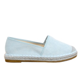 Espadrilles AF40 LT.BLUE en daim bleu