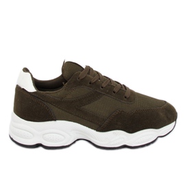 Chaussures de sport vertes E-102 Army Green