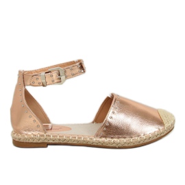 Espadrilles métallisées champagne CF-1K215 Champagne rose Espadrilles métallisées champagne CF-1K215 Champagne rose