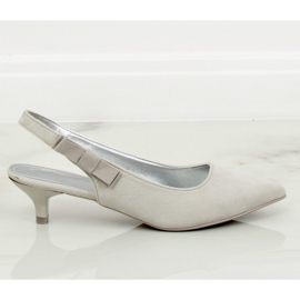 Escarpins à talon gris B-43 gris