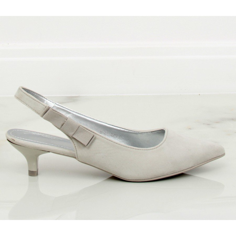 Escarpins à talon gris B-43 gris