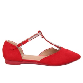 Ballerines rouges A321 Rouge