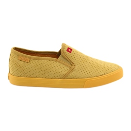 Baskets à enfiler pour femmes Big Star 274889 jaune
