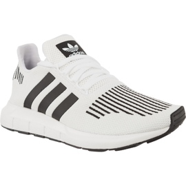 Adidas Swift Run Ftwr White Core Noir Gris Moyen Bruyère blanc