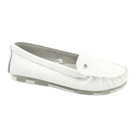 Mocassins en Cuir pour Femme Filippo DP2037 Blanc blanche