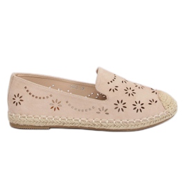 Espadrilles ajourées beiges 9023 Beige