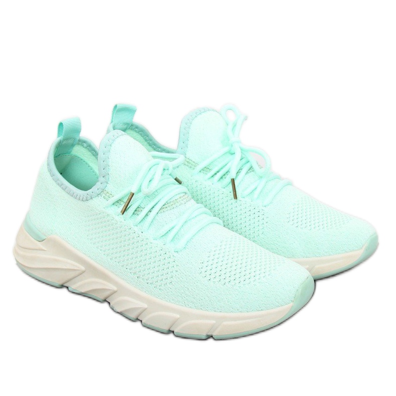 Menthe 7766-Y Chaussures de sport vertes multicolore Menthe 7766-Y Chaussures de sport vertes multicolore