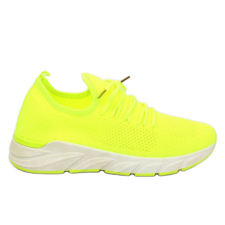 Jaune 7766-Y Chaussures de sport jaunes