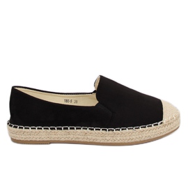Espadrilles femme noires 180-5 Noir