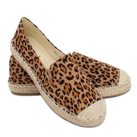 Espadrilles femme léopard 180-5 Léopard brun multicolore