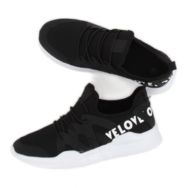 Noir R-392 Chaussures de sport noires