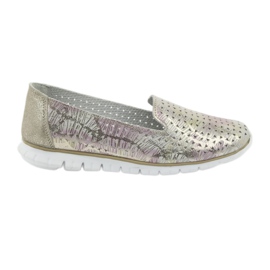 Cuir de sport pour femmes seigneurs Filippo 663 blanc rose