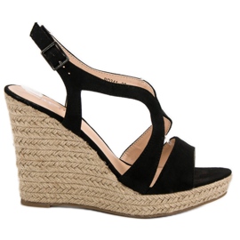 Espadrilles Sur Sandales Kotrurnie noir