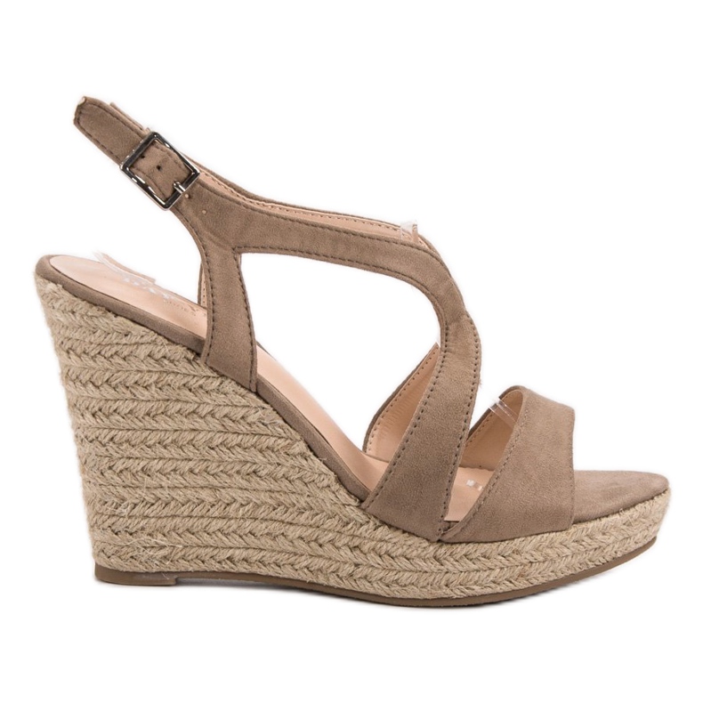 Espadrilles Sur Sandales Kotrurnie brun