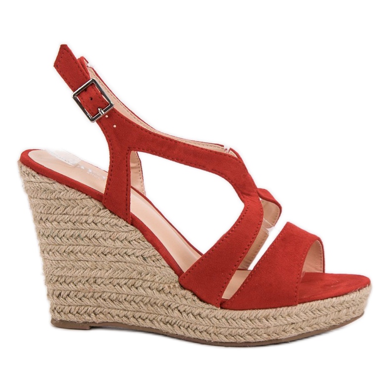 Espadrilles Sur Sandales Kotrurnie rouge