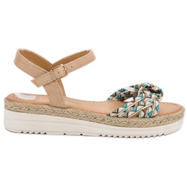Ch. Creation Sandales Espadrilles à la Mode brun