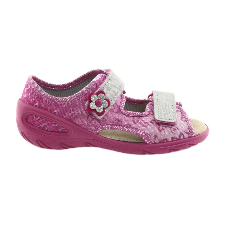 Befado chaussures pour enfants pu 065X123 gris rose