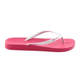 Tongs Ipanema 81030 pour un usage récréatif blanche rose