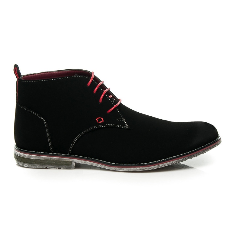 TOPLAY Chaussures pour hommes confortables le noir
