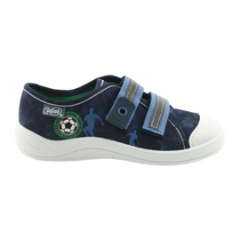 Chaussures enfant Befado 672X063 bleu bleu marine