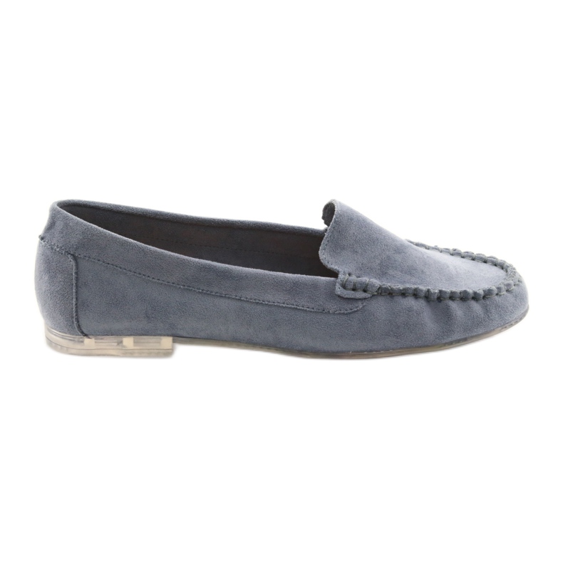 Mocassins femme en daim Sergio Leone 721 bleu