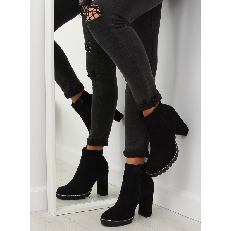 Escarpins noirs noirs 58-581 Black II-GAT le noir