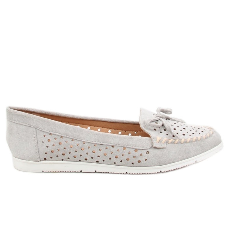 Gris Mocassins femme gris T339P Gris Gris Mocassins femme gris T339P Gris