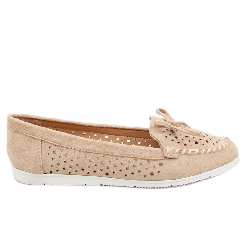 Mocassins femme beiges T339P Beige Mocassins femme beiges T339P Beige