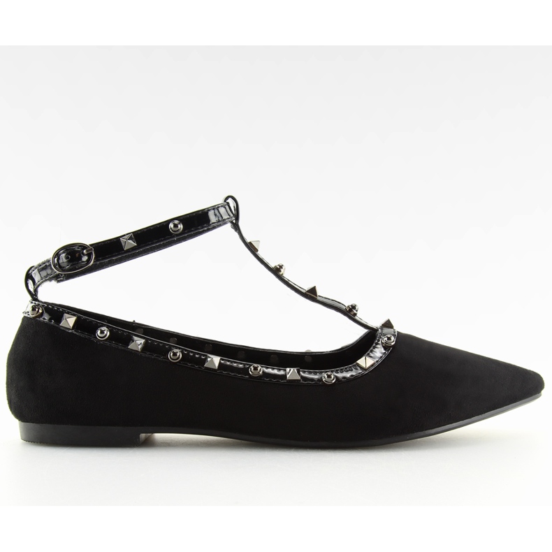 Ballerines à goujons noir 127-13 Black II-GAT le noir