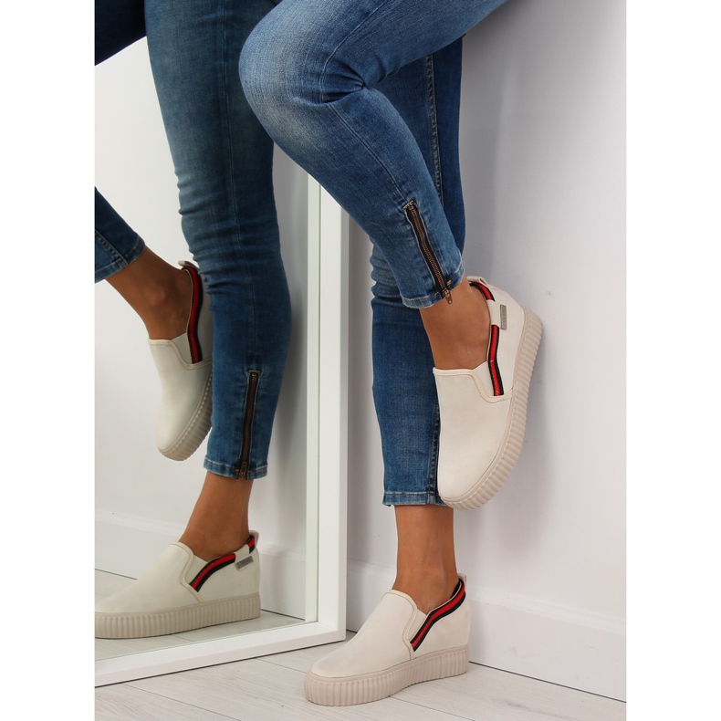 Baskets à enfiler beiges 107-40 Beige II-GAT