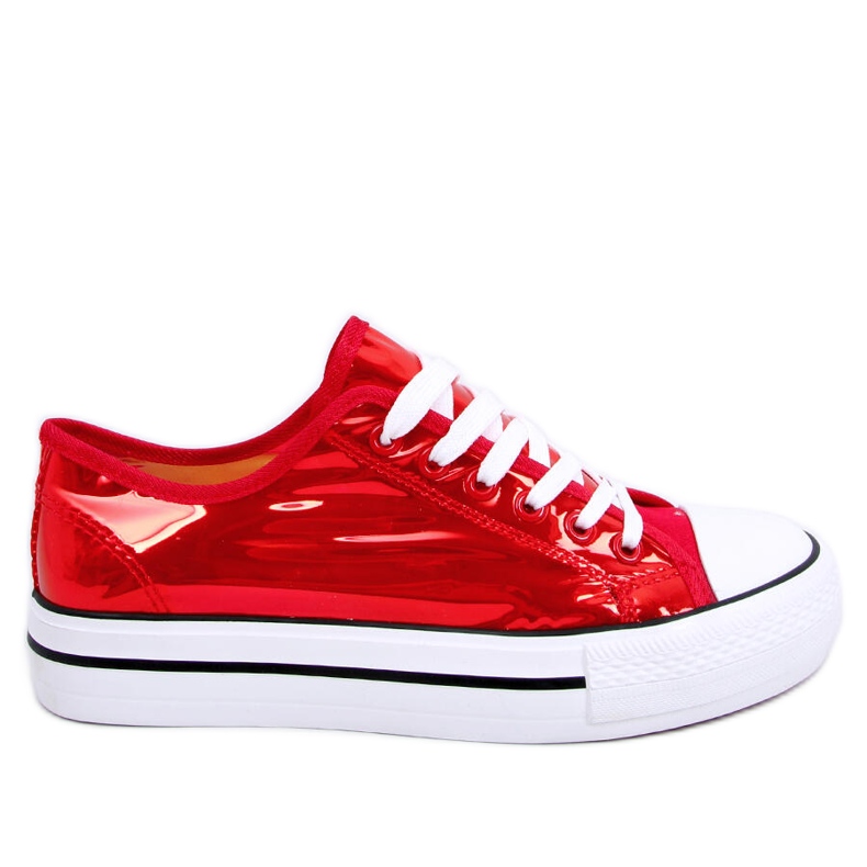 Rouge pétrole XL19P Baskets rouges