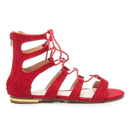 Mannika Romans en daim avec reliure rouge