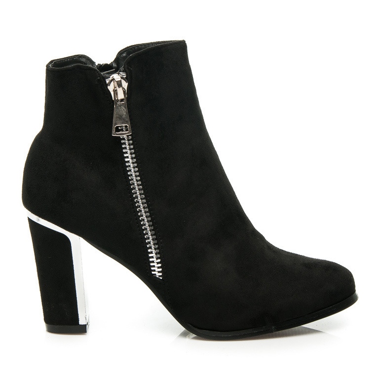 Ch. Creation Chaussures confortables à talons hauts le noir