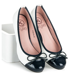 Kylie Pompes compensées blanc