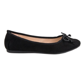 Lucky Shoes Ballerines nouées noires