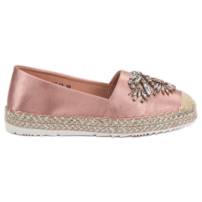 Espadrilles Roses Avec Ornements