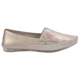 Slippers en cuir VINCEZA jaune