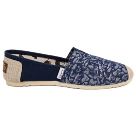 L. Day Slipons Bleus noir