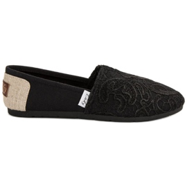 L. Day Slipons Avec Motif le noir