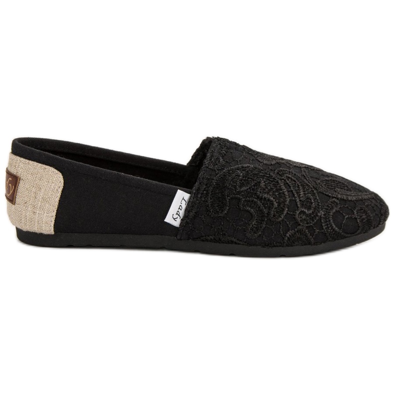 L. Day Slipons Avec Motif le noir