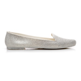 Bestelle Seigneurs en caoutchouc avec paillettes AF-225W / S3-102P blanche Bestelle Seigneurs en caoutchouc avec paillettes AF-225W / S3-102P blanche
